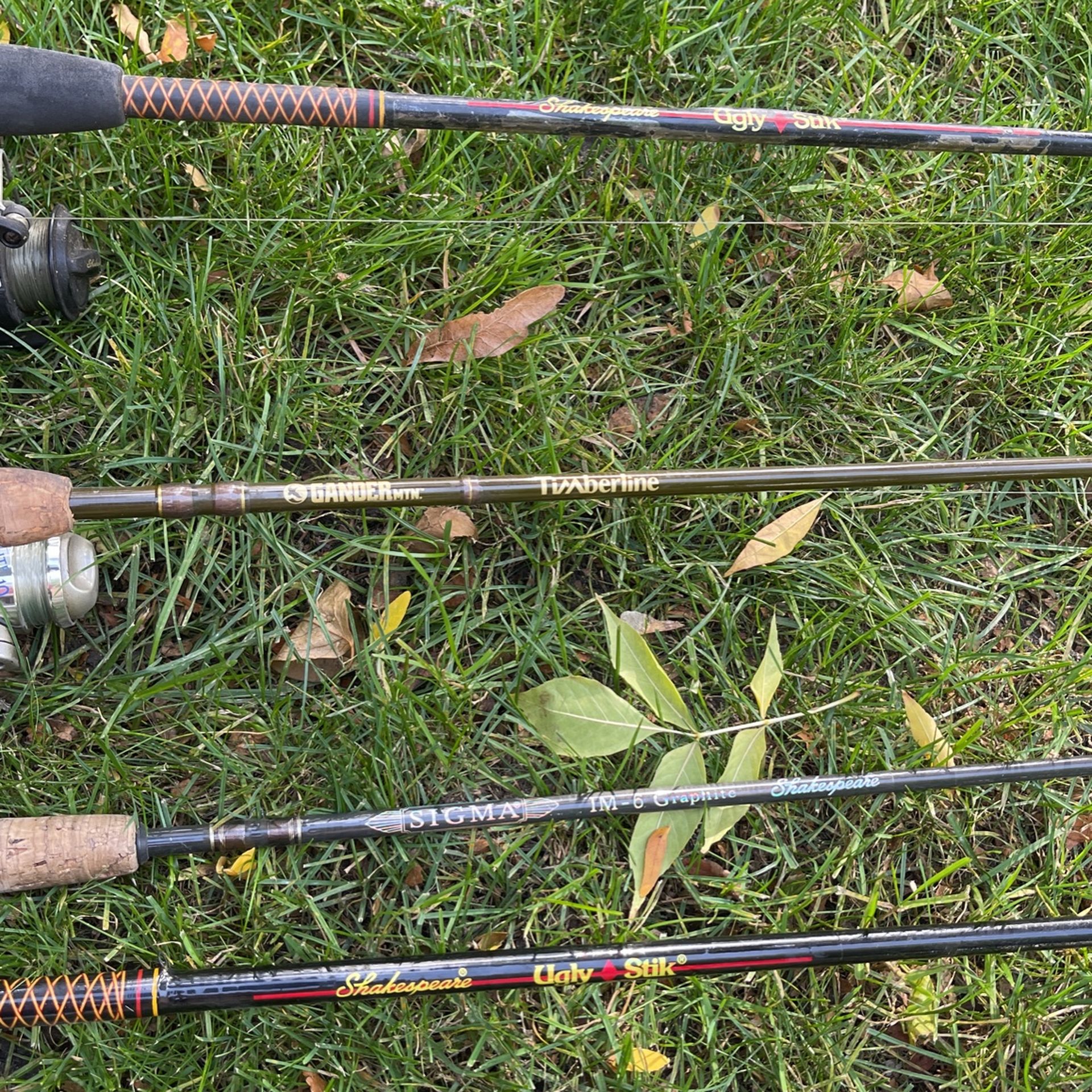 Two Ugly Stick Shakespeare Sigma IM6 Graphite Fishing Poles