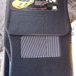 Carpet Floor Mats 4 Piece Universal