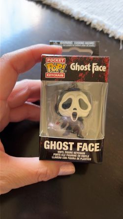 Mini ghost face Funko keychain