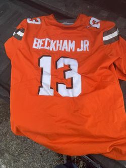 Cleveland Browns Football Jersey Mens Medium Orange NFL Odell Beckham Jr Nike