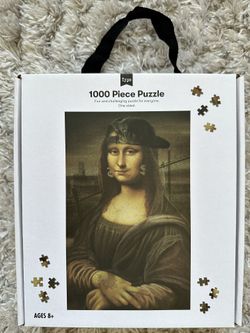 1000 Piece Jigsaw Puzzle Modern Mona Lisa By Typo