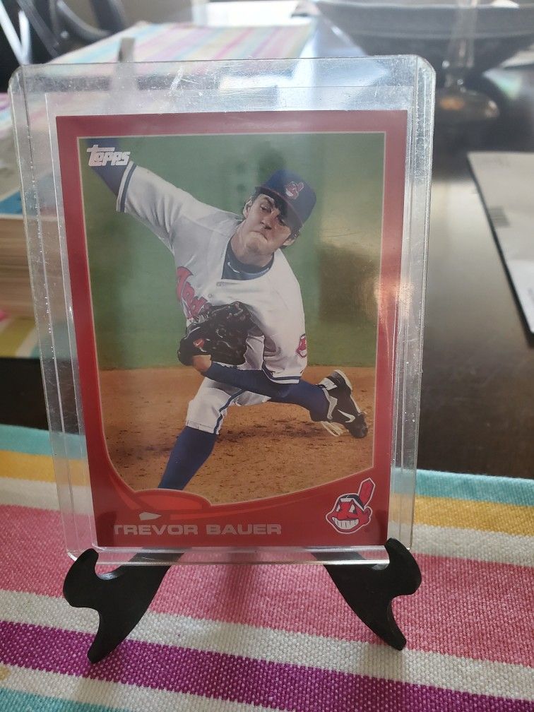 Trevor Bauer 2013 Topps Update Target Exclusive Red Parallel Card