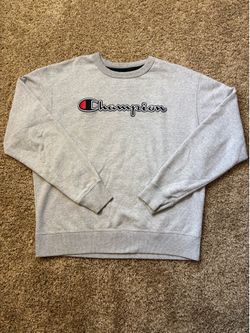 Champion Authentic Athleticwear Crewneck Mens Size Large Gray