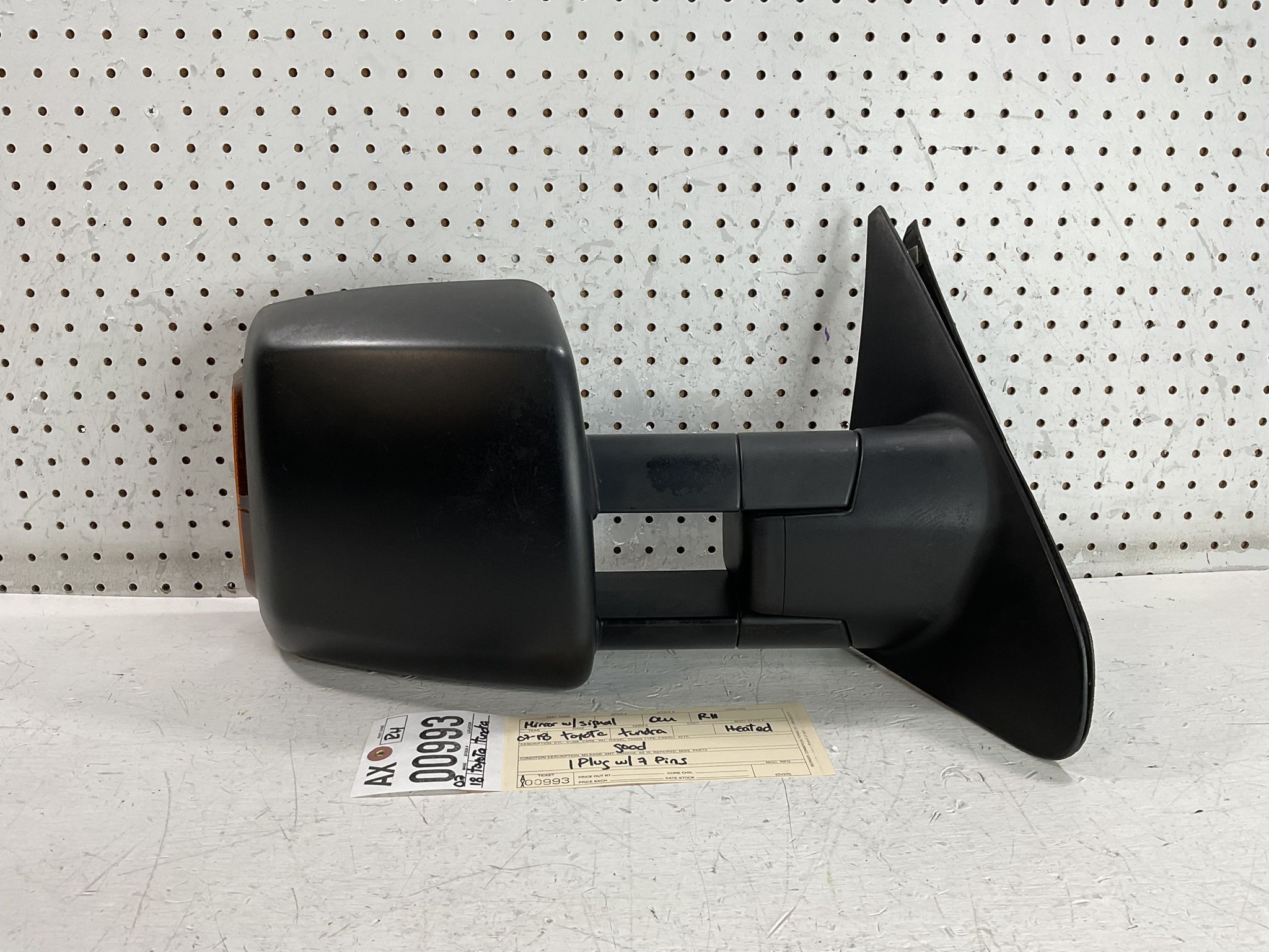 2009 2018 TOYOTA TUNDRA RIGHT SIDE DOOR MIRRO W/ TURN SIGNAL LIGHT OEM