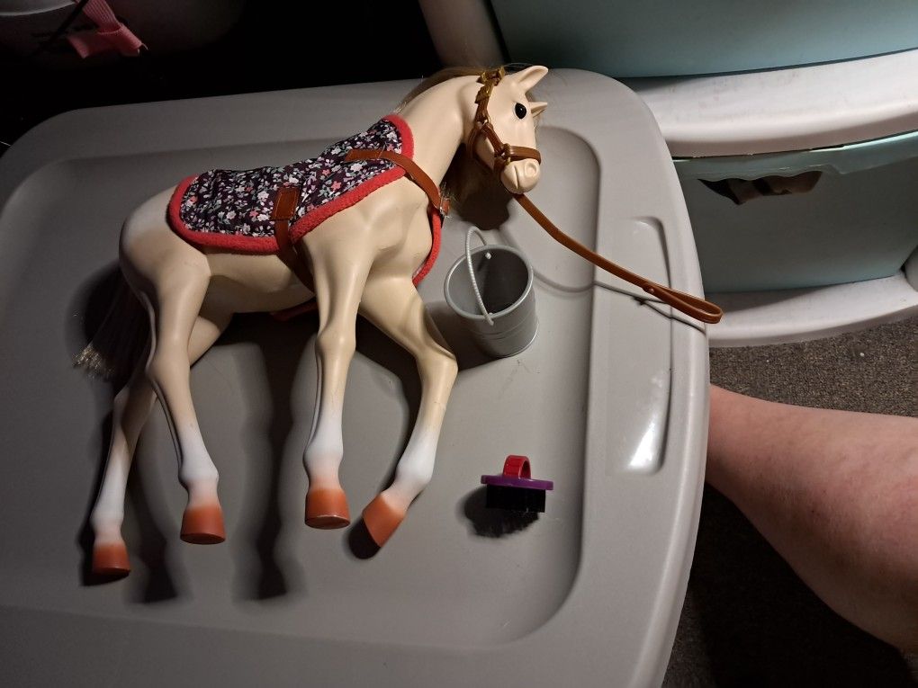 Next Generation American Doll Palomino Horse