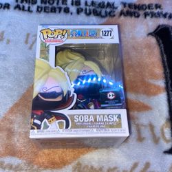 Soba Mask Sanji Funko Pop Chalice Collectibles Exclusive.