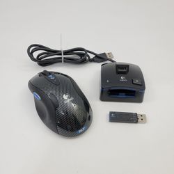 Logitech G7 Gaming Laser Cordless Mouse With USB Dongle & Charger *No Battery!*