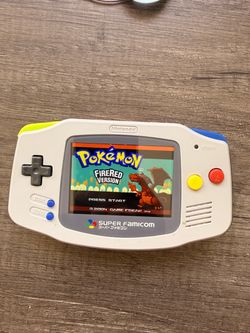 Gameboy advance with ips screen and new shell