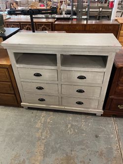 Grey dresser or buffet (in store)