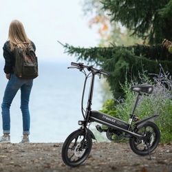 Adult Sports Electric Seated Scooter Folding E-Bike Commute 