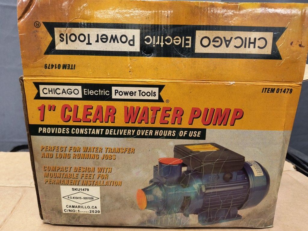 1" CLEAR WATER PUMP