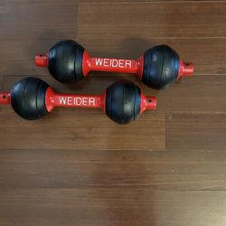 💪Vintage Weider Dumbbells Set of 15 Lbs 💪