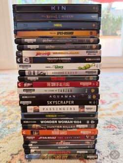 4K Movies: $10 Each