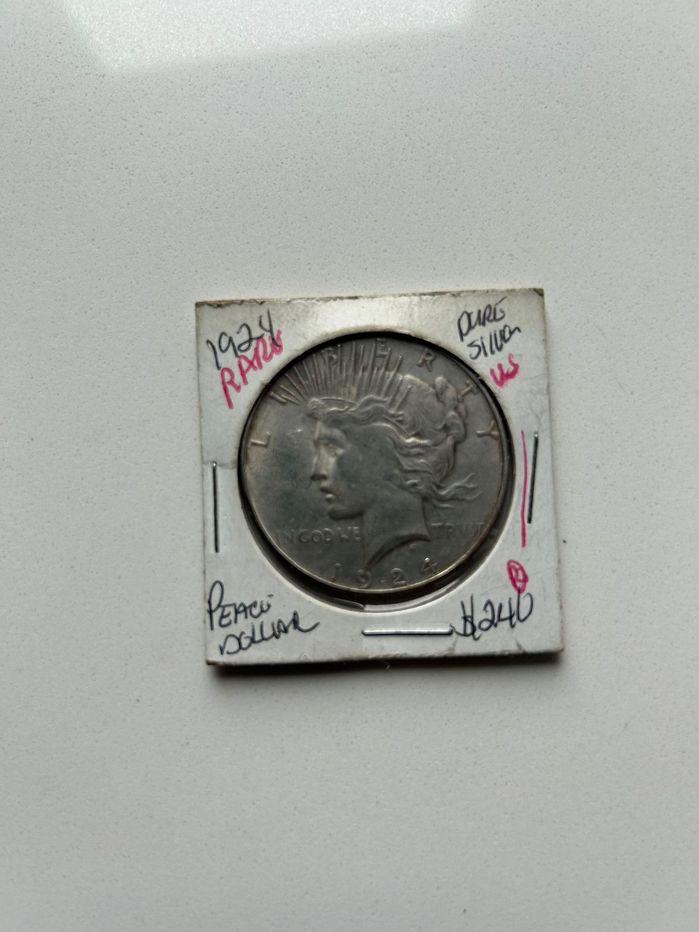 1924 Liberty Peace Silver Dollar 