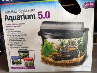 Aqueon Mini Bow 5 Desktop Aquarium Kit