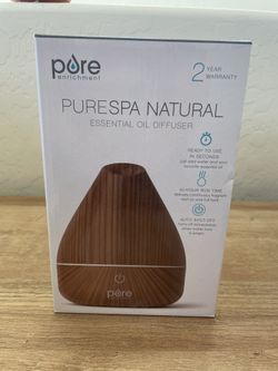 Purespa Natural Essential Oil Diffuser With Two Essential Oils