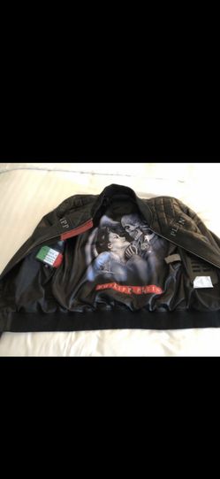 ▪️BRAND NEW “PHILIP PLEIN “LEATHER JACKET 🇮🇹
