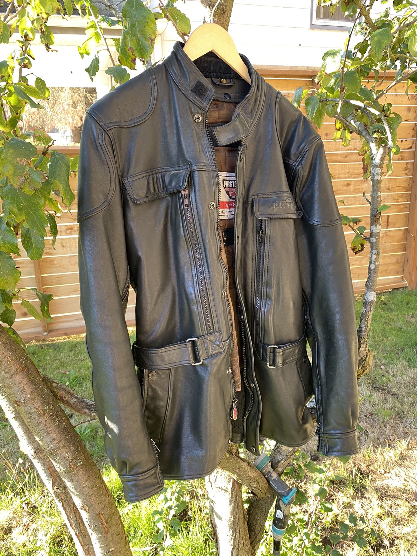 Hein Gericke First Gear Kilimanjaro Leather Motorcycle Jacket