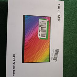 LAEFLAEK Portable Monitor, 15.6 Inch