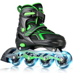 Brand New- Small - Little Kid (10.5C-13C) four size adjustable inline skates, Rollerblades by 2PM Sports