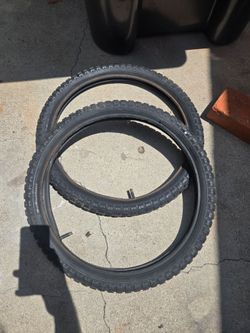20 inch bicycle tire set with tubes