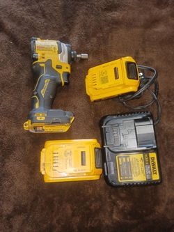 DeWalt Brushless Impact Wrench with Batteries and Charger