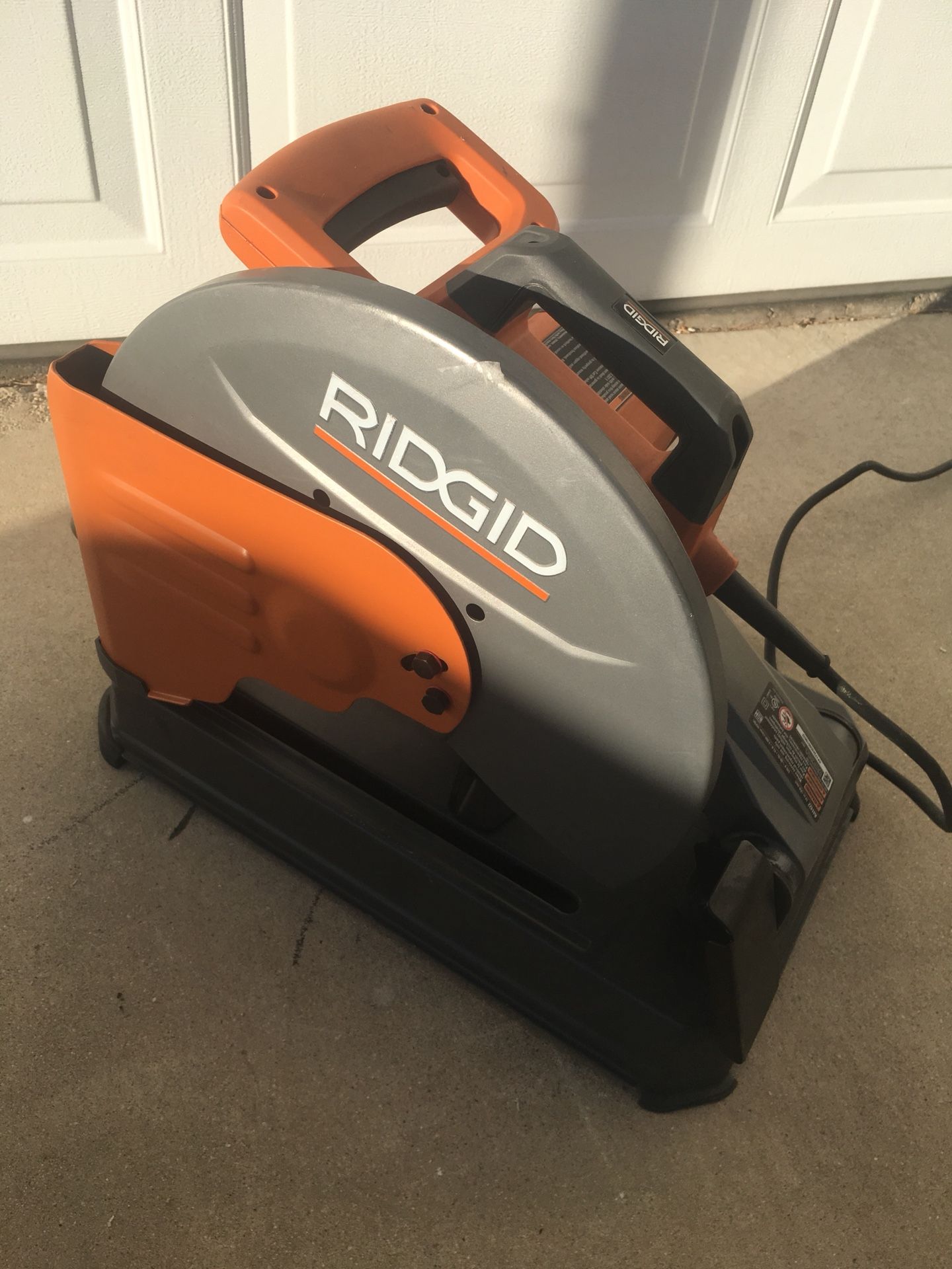 RIDGID 14 in. Abrasive Cut-Off Machine Model R41422