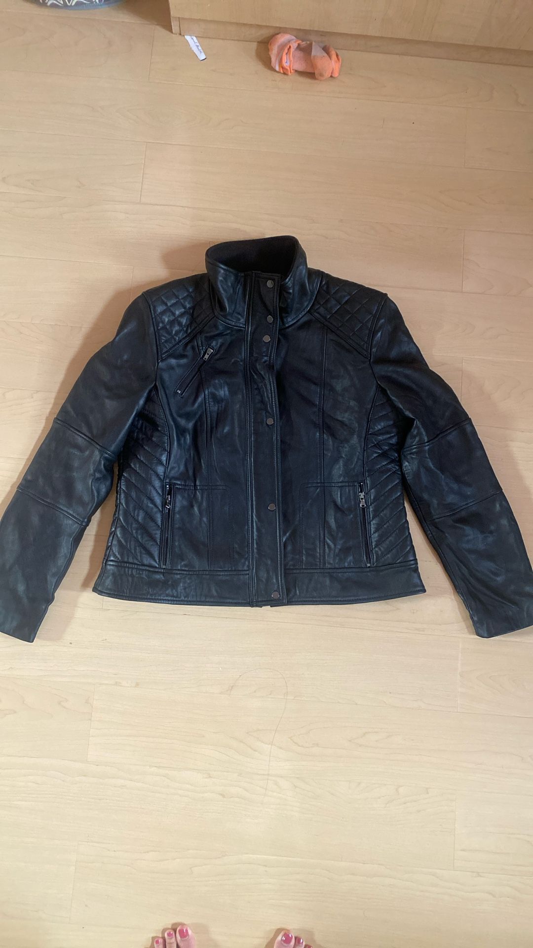 Wilson Leather Women Jacket Size L