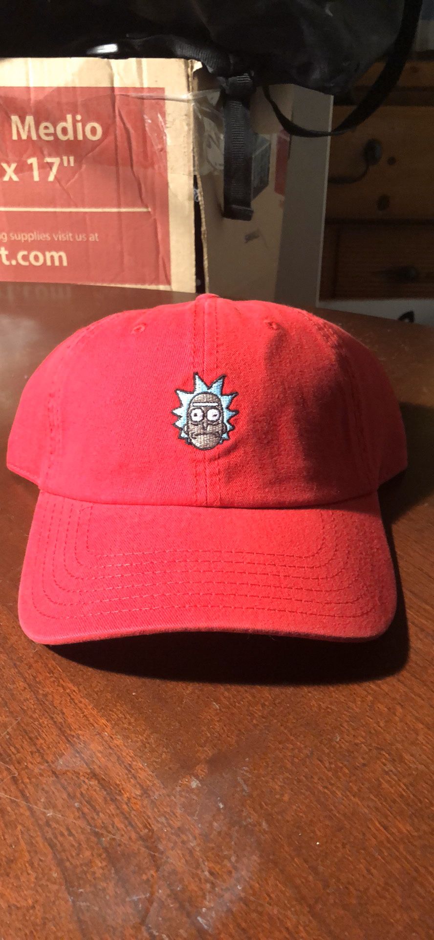 Rick And Morty red baseball dad hat cap new