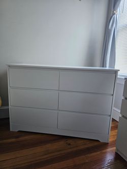 chest 6-drawer white  x3