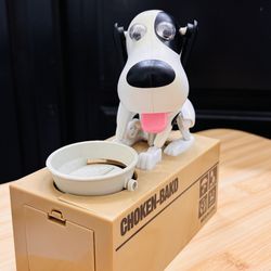 Money Box - Puppy Coin Eater -Puppy Bank-Work!