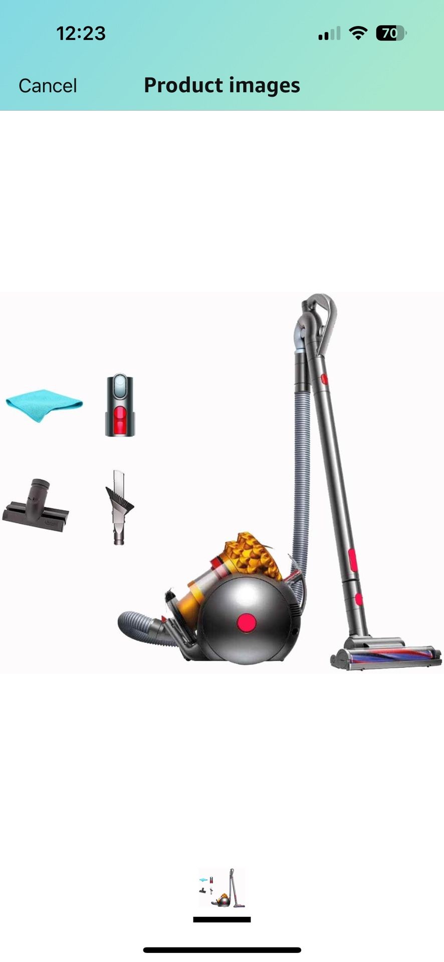 Dyson Big Ball Turbinehead Canister Vacuum Cleaner,