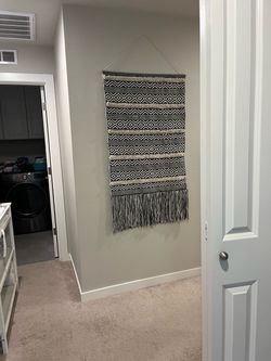 Anthropologie Boho Large Woven Tapestry Decor 30”x54”