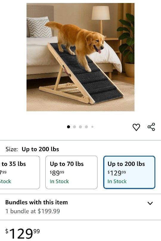 Dog Ramp for bed & couch for large dogs