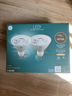 Motion LED flood lights new u opened box