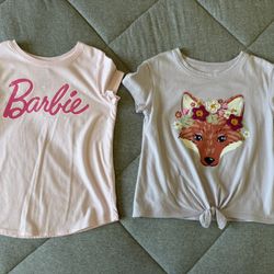 Lot of 2 Girls T-Shirts - Size 6X