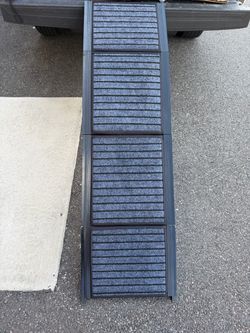 PETMAKER 62-Inch Folding Dog Ramp for Car Truck SUV or RV (Black)