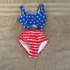 Girls Swimsuit Size XS 4/5 Normal Wear