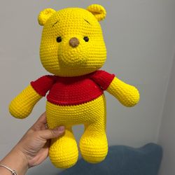 🧶 Hand-Crocheted Plus Winnie the Pooh