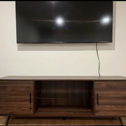 Large brown TV Stand 