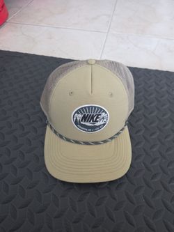 Nike Trucker Hat Olive Green Mesh Back