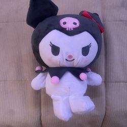 Cute Kuromi Plushie with Bow