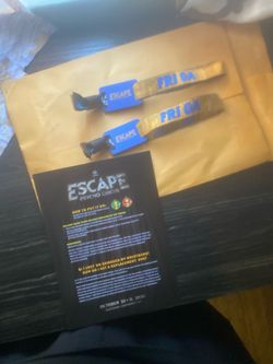 Escape tickets for 170