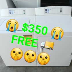 Washer And Dryer GE Top Load Super Capacity Clean Like New FREE Delivery 