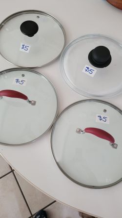 Glass Lids for pots and pans $5 each