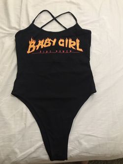 babygirl back cross bodysuit