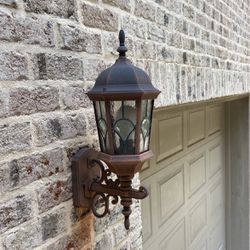 5 Outdoor Light Fixtures - Used