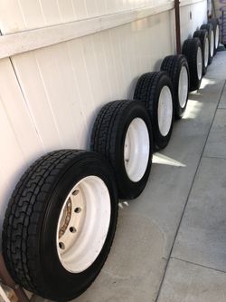 19.5 Alcoa  & Accuride 8 Aluminum Wheels 