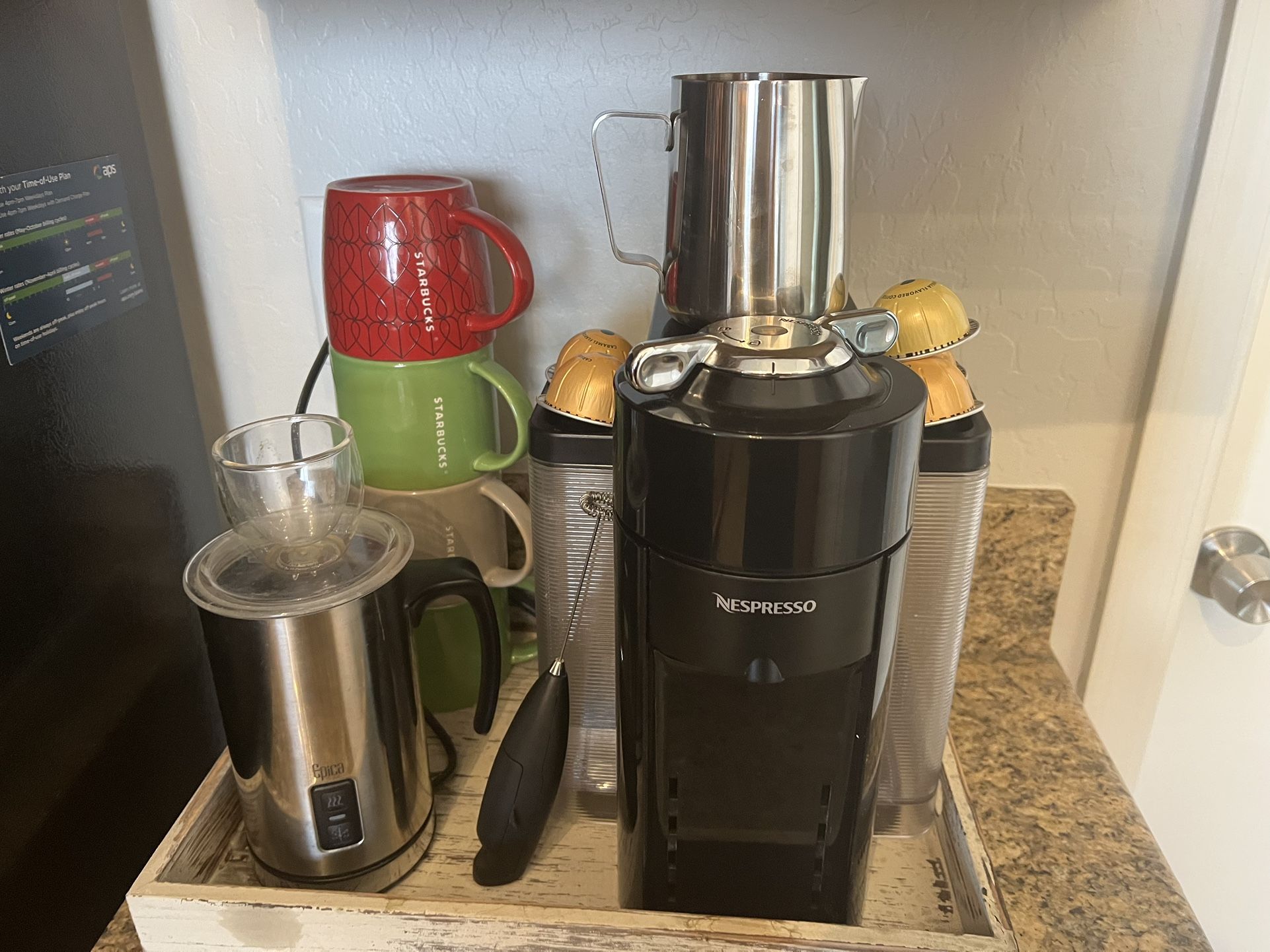 Coffee Frother,nesspreso Machine Cups