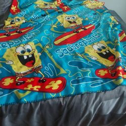 Spoung Bob Throw Blanket